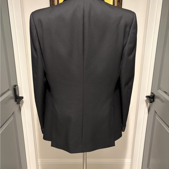Burberry Mens Modern Black Tuxedo /Cocktail Jacket with White Details - Picture 6 of 10